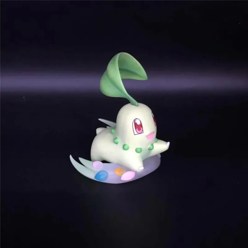 Аниме KOTONE с Chikorita pokemones фигурка модель игрушки коллекционный мультфильм Lyra аниме фигурка куклы игрушки подарки для детей