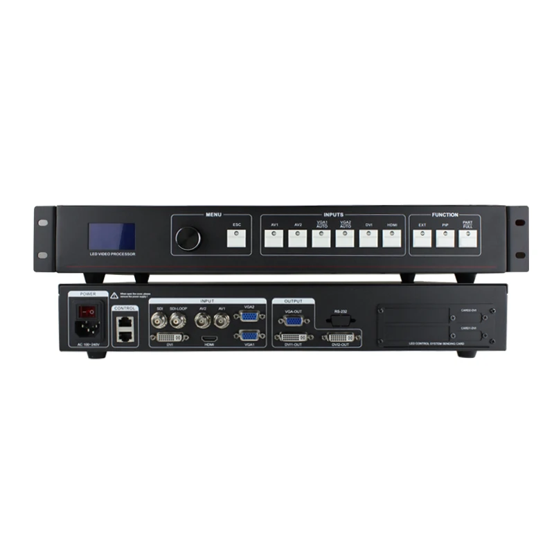 AMS MVP505S видеопроцессор с SDI композитным входом DVI VGA поддержка 2 отправляющих карты