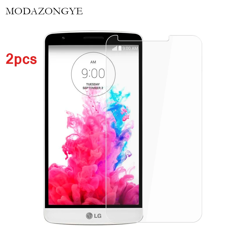 2 шт. для закаленного стекла LG G3S Защитная пленка экрана G3 S Mini D722 D725 D728 D724 2.5D |