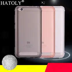 HATOLY для Couqe Xiaomi Redmi 5A чехол редми 5A Crystal Clear Силиконовые чехлы антидетонационных ТПУ Мягкая задняя крышка для Xiaomi Redmi 5A