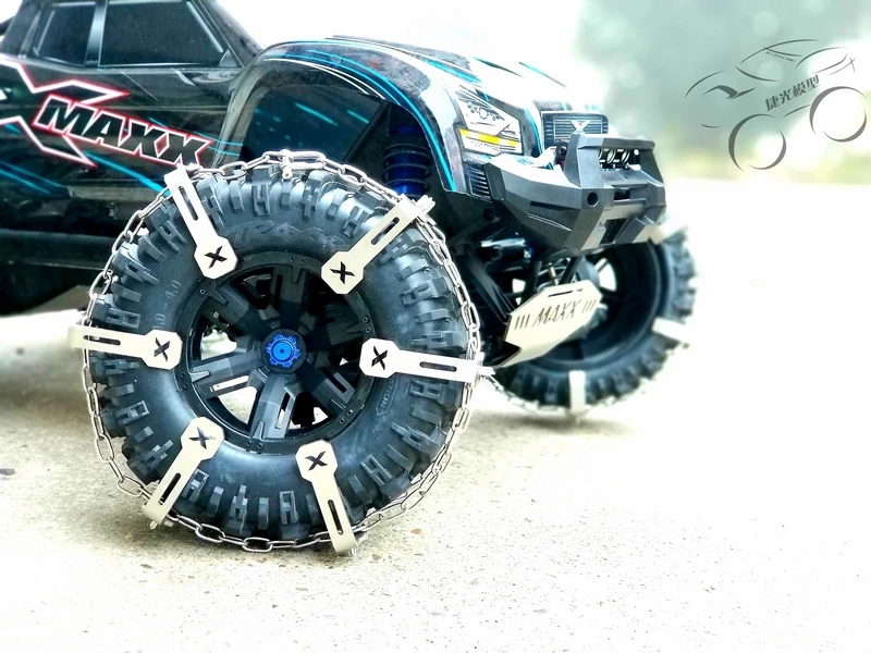 Противоскользящая цепь для снега Traxxas x maxx 1/5 шина радиоуправляемого