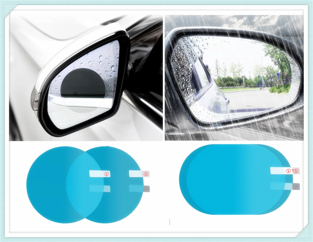 

Anti Fog Car Mirror Window Rearview Protective Film Waterproof Rainproof For Ford Taurus Mondeo Galaxy Falcon Everest