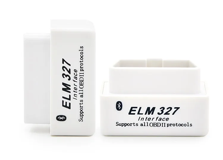 10 шт./лот Супер Мини Bluetooth ELM327 Bluetooth OBD2 автомобиля детектор V2.1 Программы для компьютера ELM 327 белый/синий/черный авто инструмент диагностики