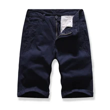 MarKyi Летние Новые однотонные мужские спортивные брюки и шорты больших размеров мужские повседневные короткие брюки с Кулиской карго шорты