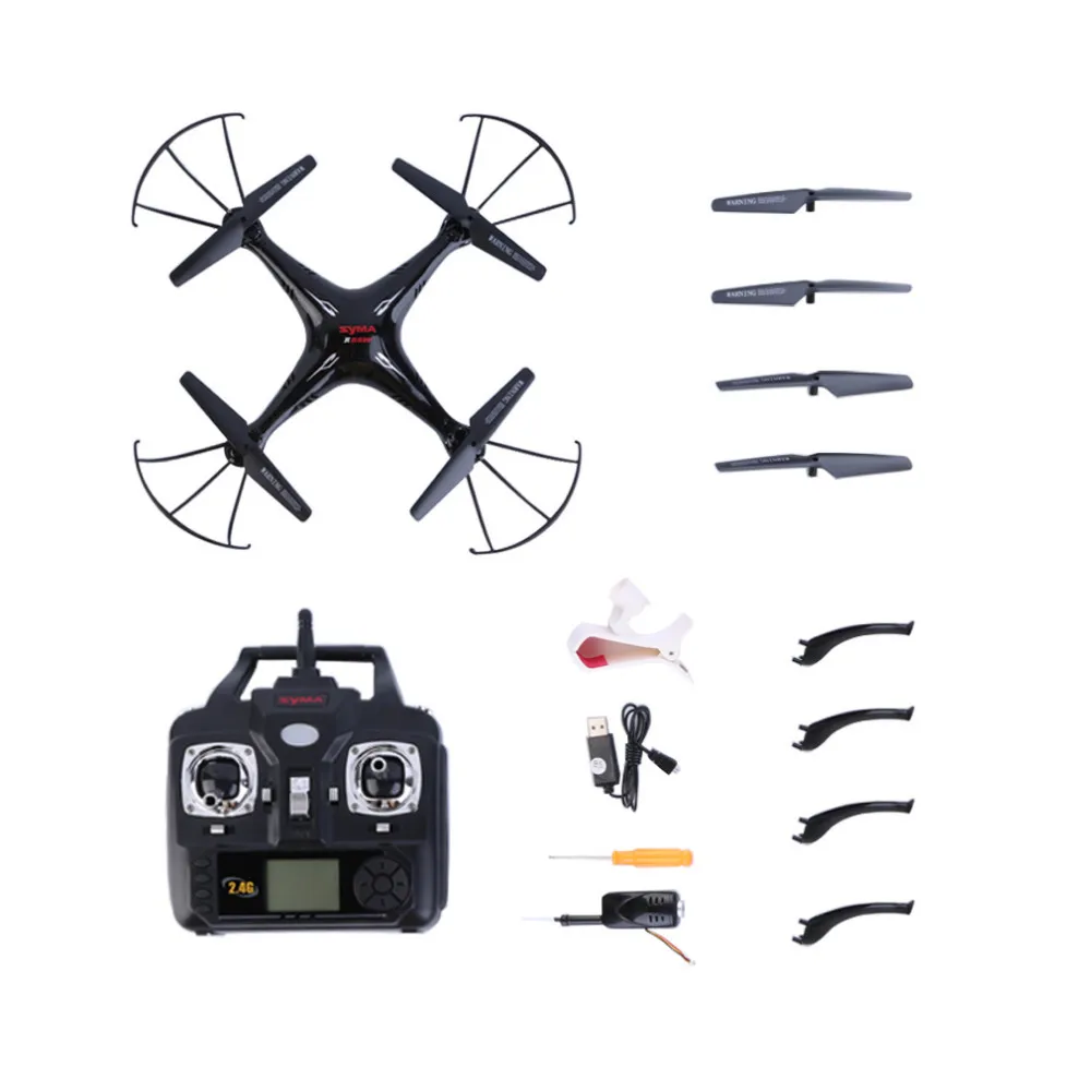 Syma X5SW 2,4 Ghz 4CH 6Axis Gyro RC Квадрокоптер с HD Wifi селфи камерой мини-Дрон НЛО Классический Вертолет подарок для начинающего мальчика