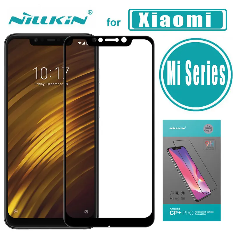 

for Xiaomi Mi Poco F1 9T 9T Pro Tempered Glass Screen Protector Nillkin CP+ PRO Full Cover Glass for Xiaomi Mi A3 CC9 Mix3 Glass