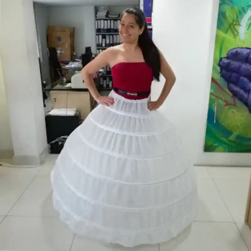 hoop ball gown