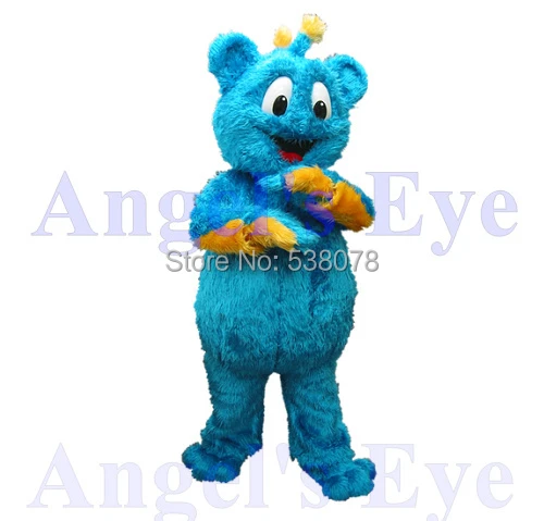 blue monster teddy