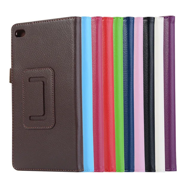 

Litchi PU Leather Cover Case For Lenovo Tab 7 tab7 TB-7504x tb-7504f Tablet Funda Case For Lenovo tab 4 7 case +Screen film +Pen
