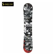 Customizable Flexible And Stable Snowboards Poplar Core Wood With Carbon Fiber And ABS Side Wall Adult Freeride Skiing Board