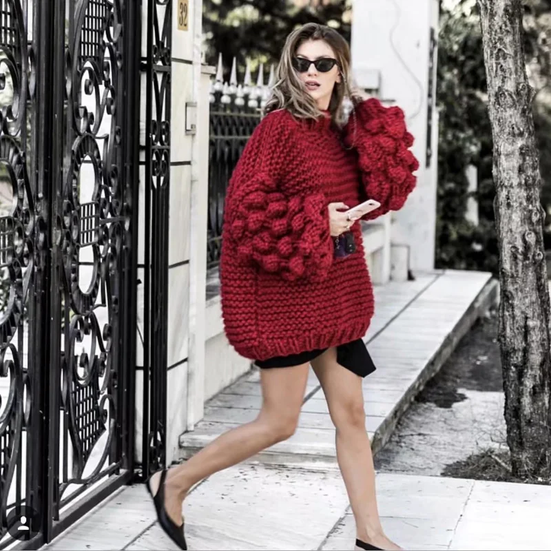 

FXFURS Turtleneck Women Sweaters and Pullovers 2019 Winter Pink Pullover Women Long Sleeve Tops Pulover Feminino