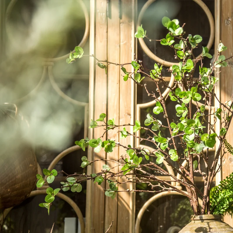 Artificial Flowers Super Beautiful Spring Leaves Home Display Fake