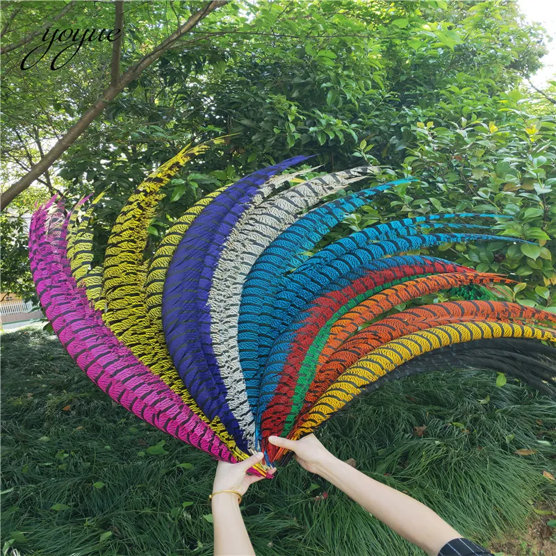 Wholesale 5-100pcs Natural Lady Amherst Pheasant Feathers 36-40inches//90-100 cm