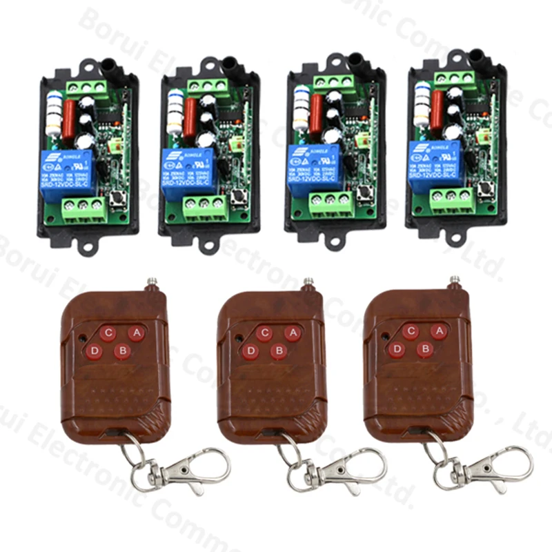 AC 220V 110V 1CH remote control switch wireless remote switch system Receiver Transmitter 315MHZ ac 220v motor rf wireless remote control switch system 315mhz 220v up