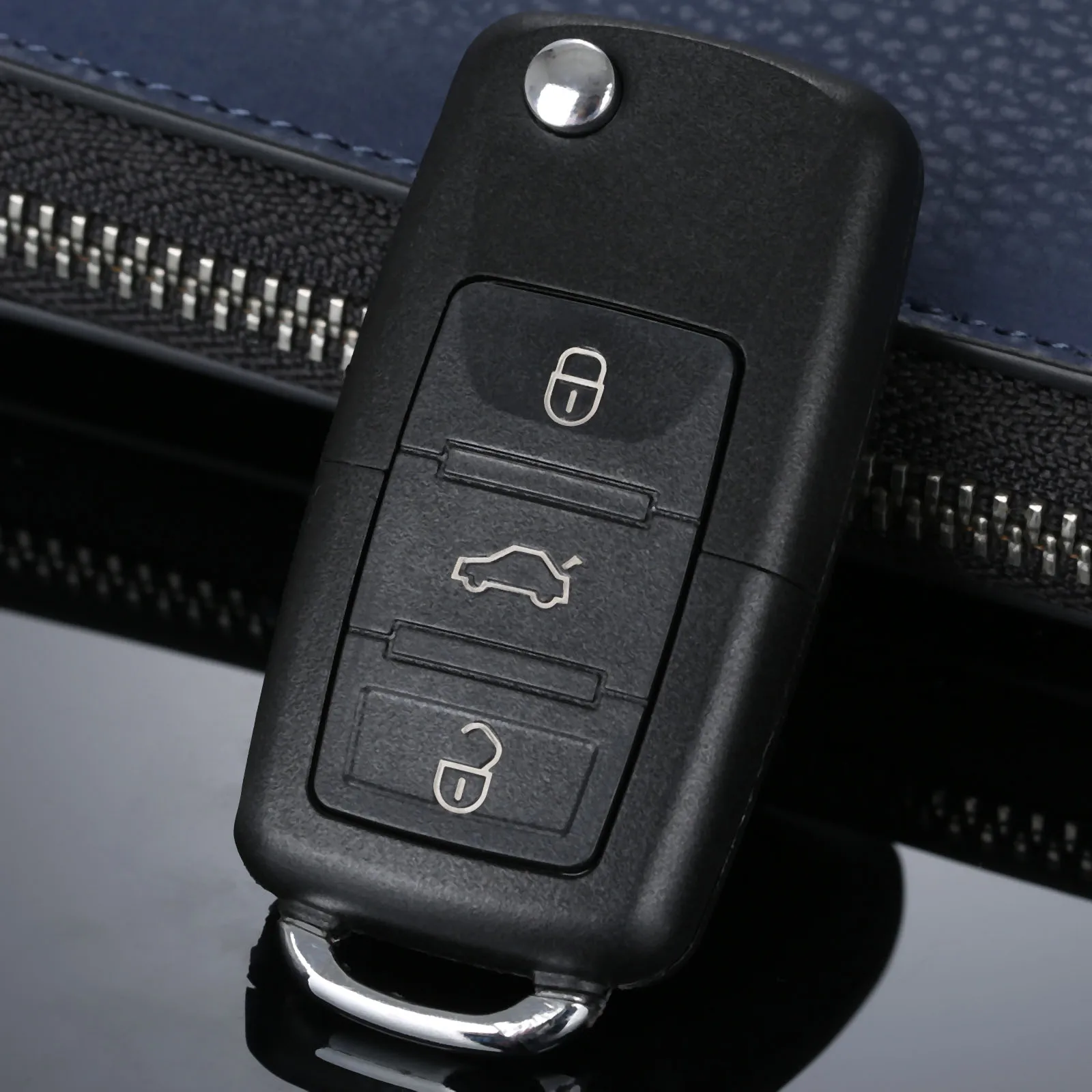

3 Buttons Replacement Flip Fob Car Remote Folding Key Shell Case fit for Volks wagen Golf Beetle Car-covers Key Case