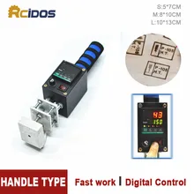 S57A heating plate iron plate,RCIDOS Creasing machine,hot foil stamping machine,marking press,embossing machine(5x7cm)