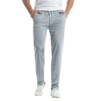 

Men's Casual Slim Sports Pants Striped Trousers Baggy Harem Long Pants c0313
