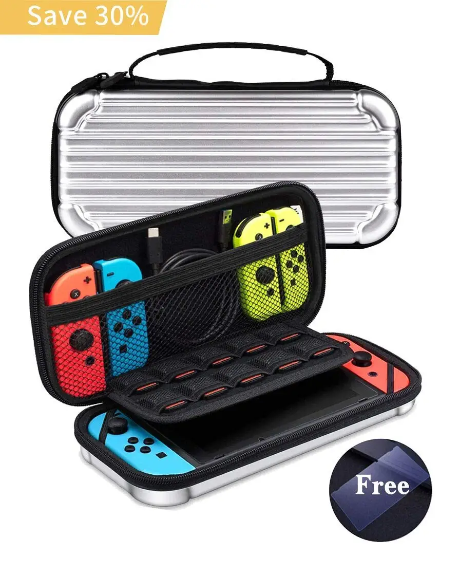 Maleta Nintendo Switch para Nintendo switchers y accesorios (maleta  portátil a prueba de golpes y estuche rígido de almacenamiento  con|Accesorios y piezas de reemplazo| - AliExpress