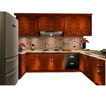 

China factory free 3D design South Africa hot sell woood veneer kitchen cabinet