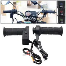 12 В 26 Вт Многофункциональный мотоцикл Регулируемая температура Электрический Подогрев ручка с ускорителем карты штук и вольтметр