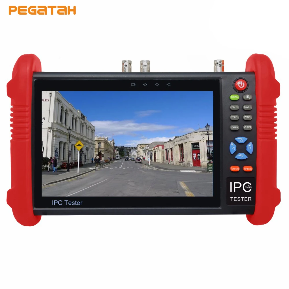 

New 7 inch 5MP AHD IP Camera tester TVI CVI AHD IP CCTV tester Support 8MP TVI CVI 5MP AHD test wifi POE Out ,security camera