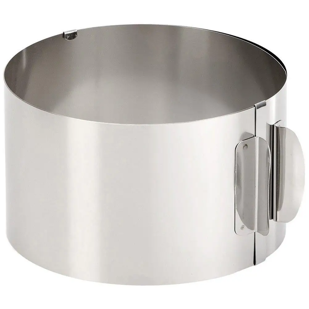 Stainless Steel Round Circle Cookie Fondant Cake Mold Cutter Pastry