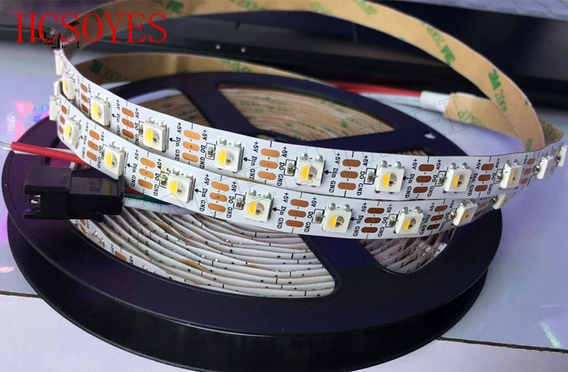 

5m/roll SK6812 similar ws2812b individual addressable RGBW 30/60 led rgb led strip IP30/IP67 DC 5V