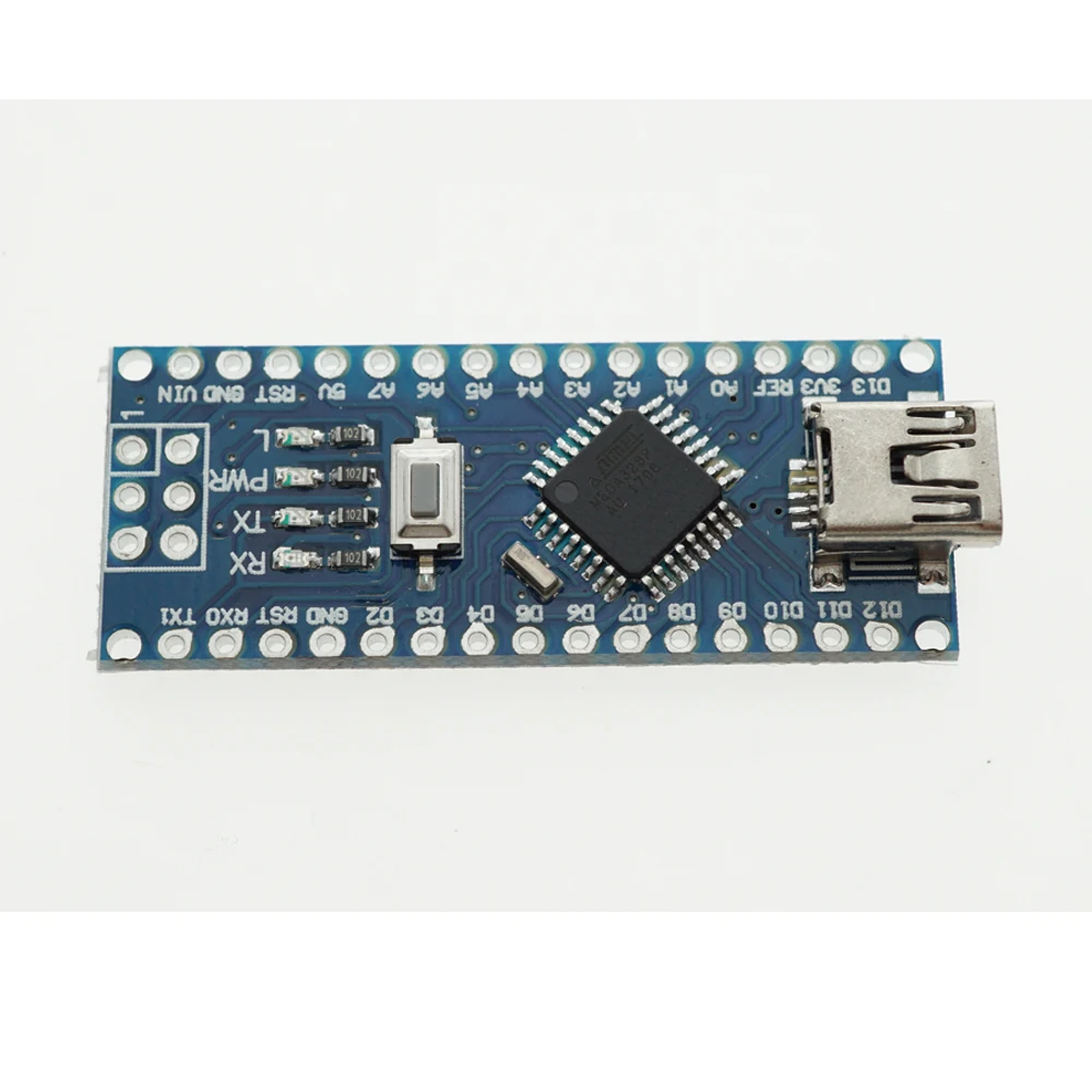 Nano V3.0 контроллер для Arduino ATMEGA328P CH340+ USB кабель DIY стартовый комплект для Arduino