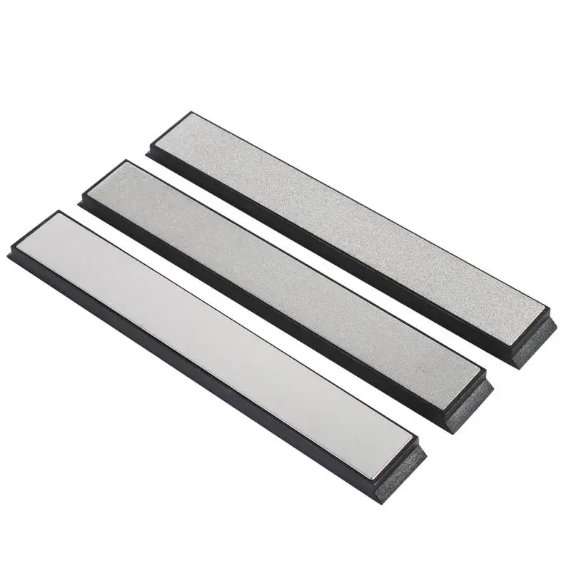 3 шт./упак. 240/600/1000 профессиональный алмазный набор-точилка Apex с фиксированным углом, станок для заточки ножей Кухня точильный камень - Цвет: Silver