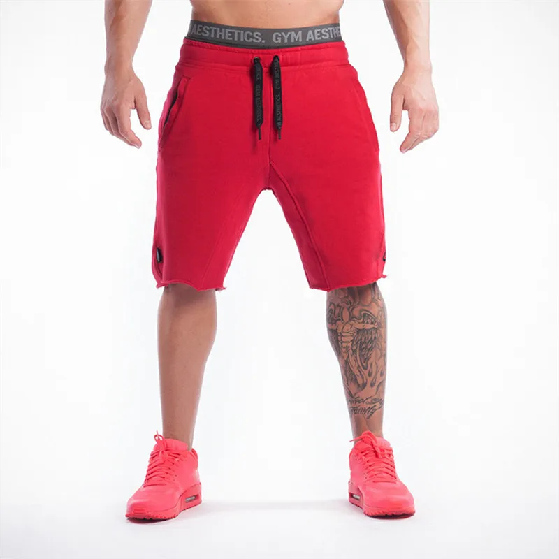 2016 Top Quality Men Casual Brand Gyms Fitness Shorts Men Professional Bodybuilding Short Pants Gasp Male