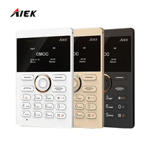 2016 новые оригинальные AIEK E1 ультра тонкий Русский Английский Арабский Клавиатура Mini Card low radiation один открыл мобильный телефон