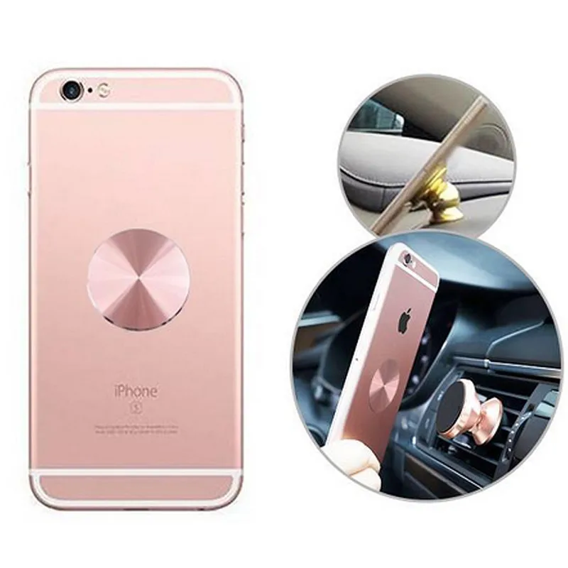 

Fashion Metal Plate Magnetic disk for Car Phone Holder Accessories Stand Matte Stainless Iron Sheet For Magnet Phone Support #20