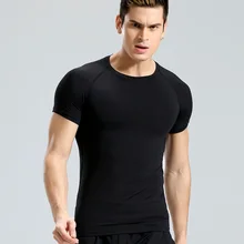 Футболка для бега с коротким рукавом Spor Футболка мужская быстросохнущая Мужская футболка для бега размера плюс Мужская спортивная одежда Спортивная облегающая спортивная одежда