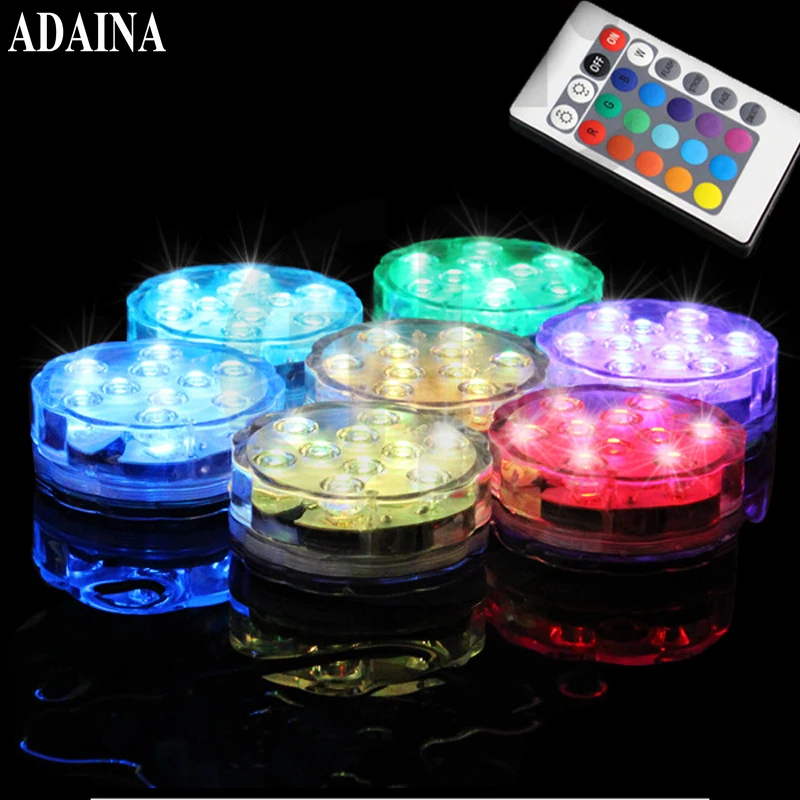 

Remote Control Aquarium Waterproof Candle LEDs Lights LED Garland Home Party Wedding Decoration Table Lamps Lights & Lighting