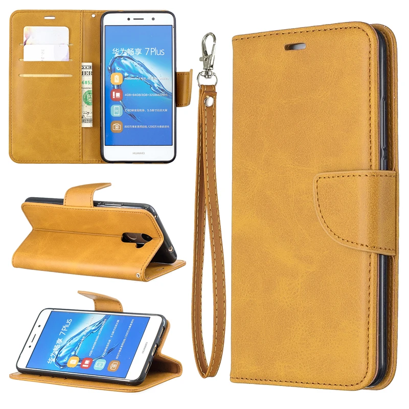 

Luxury Leather Case For Huawei Y7 2017 Case Wallet Magnetic Flip Cover For Huawei P8 Lite 2017 P9 Lite Mini P10 Lite Case