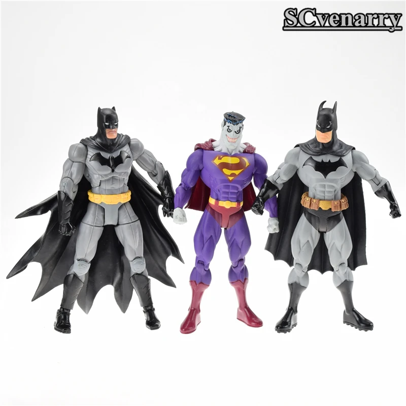 

DC Comics Batman The Dark Knight Hero Wicked Superman Zombie Superman PVC Action Figure Dolls Model Toy 10cm Christmas Gift