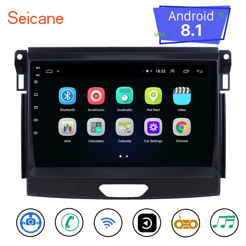Cheap Seicane Android 8.1 9 inch Car Unit Player GPS Navigation Radio for Ford Ranger 2015 support Carplay Digital TV TPMS SWC DVR OBD 0 Cheap Seicane Android 8.1 9 inch Car Unit Player GPS Navigation Radio for Ford Ranger 2015 support Carplay Digital TV TPMS SWC DVR OBD 0