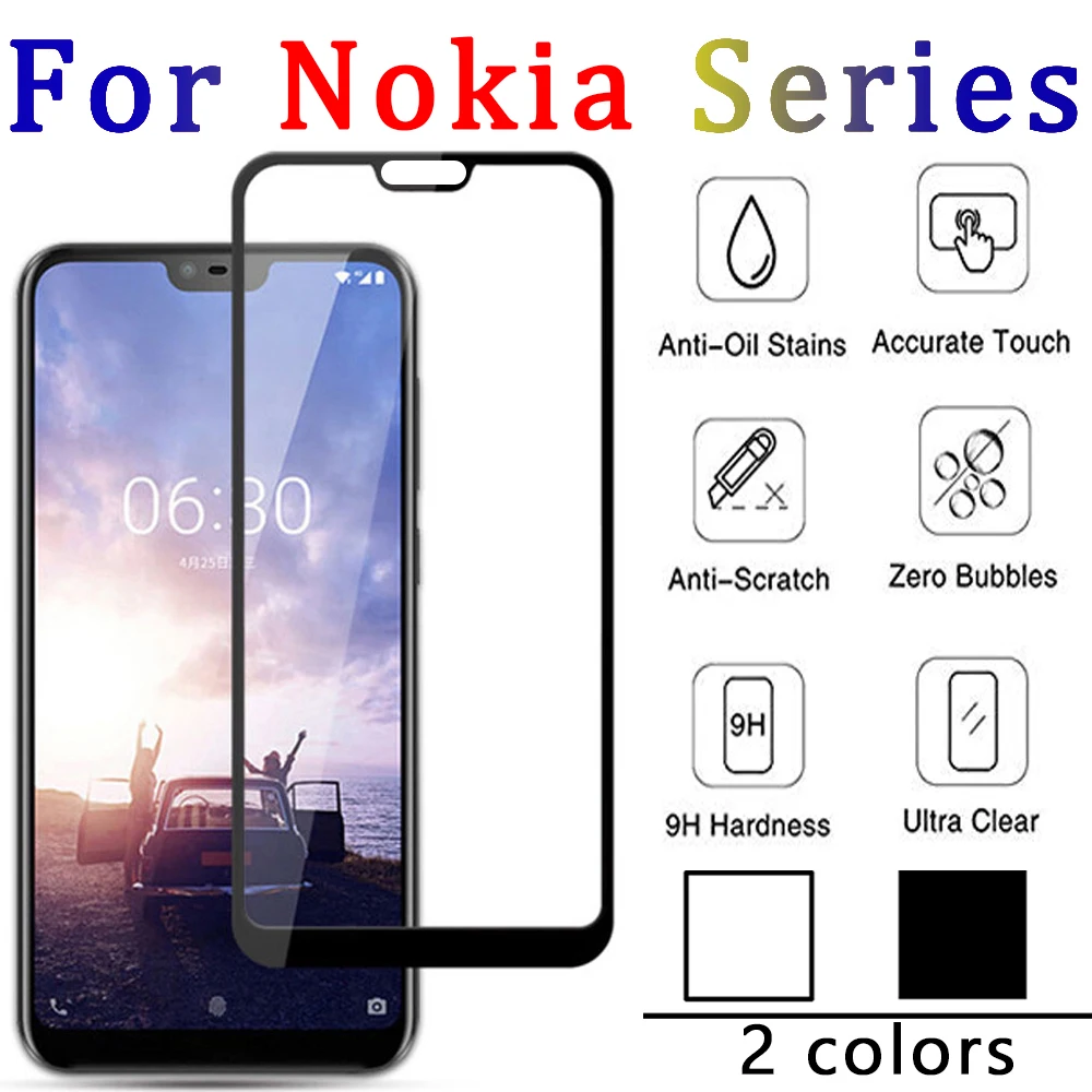 Защитное стекло для nokia 7 plus защитное nokai x6 5 6 8 2018 защита экрана закаленное пленка no