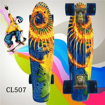 

New 22 Inch Good Quality Street board Fish board Or banana board for skater to Enjoy the skateboarding With Mini rocket board