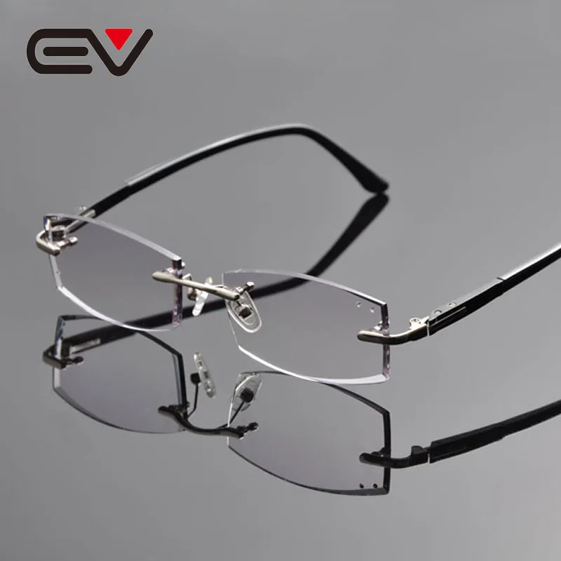 2016 uomini di modo pure titanium rimless occhiali da vista frames diamante  taglio ev1258 sin montura de titanio ottico eyewear gafas|monturas de  titanio|optics eyeweareyewear fashion - AliExpress