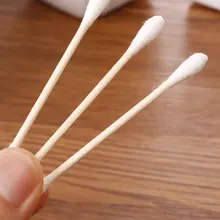 Hengfang2 сумка/комплект двуглавая ватная палочка детская гигиеническая хлопковая палочка для очищения макияжа