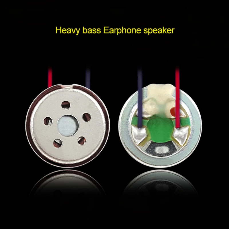 10pcs 8mm Earphone Speaker 32 ohm Subwoofer HIFI Earbuds Repair
