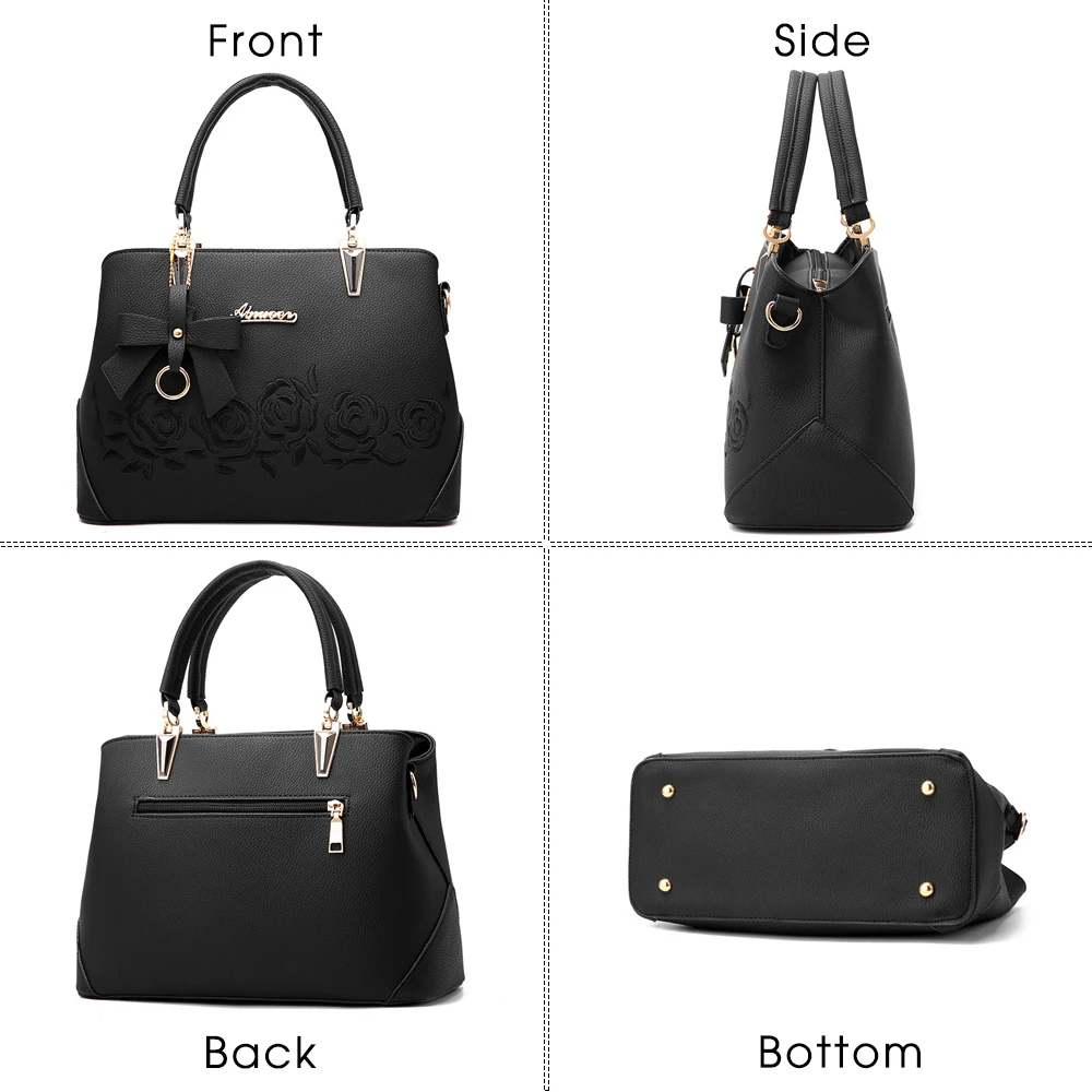 TTOU المرأة الأزياء حقيبة يد زهرة أعلى-حقائب بيد الفتيات خمر حمل أكياس عارضة القوس شرابة حقائب كتف TTOU المرأة الأزياء حقيبة يد زهرة أعلى-حقائب بيد الفتيات خمر حمل أكياس عارضة القوس شرابة حقائب كتف