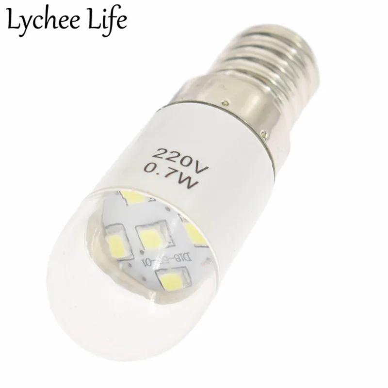 Lychee Life универсальная Светодиодная лампа 0 7 Вт 220 В Пластиковые алюминиевые детали
