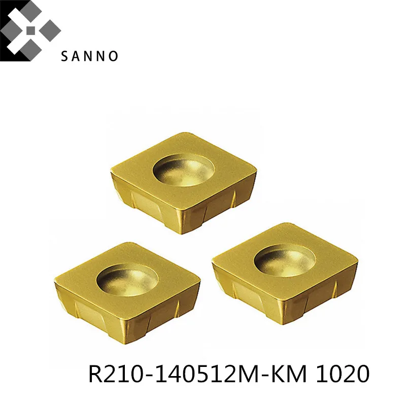 CNC Карбидное лезвие вставки R210-140512M-KM 1030/1020 фрезерный станок с ЧПУ Токарный станок вставки R210