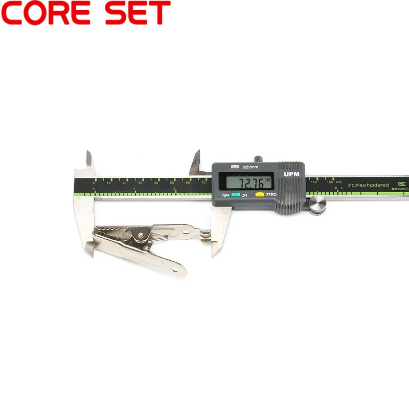 2 шт. обшитые зажимы типа аллигатор электрические тестовые провода сделай сам