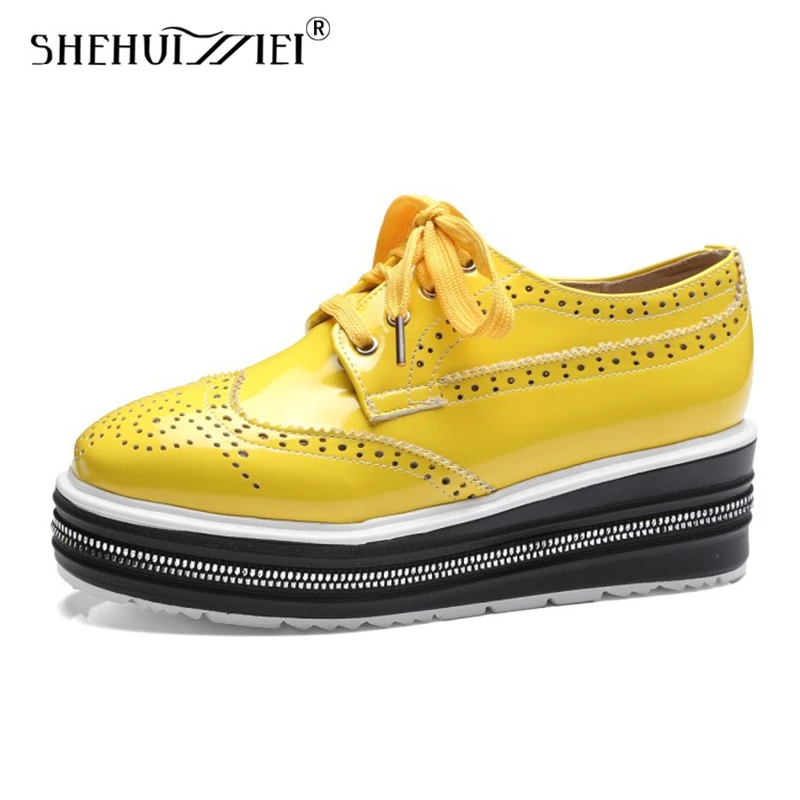 platform brogues womens