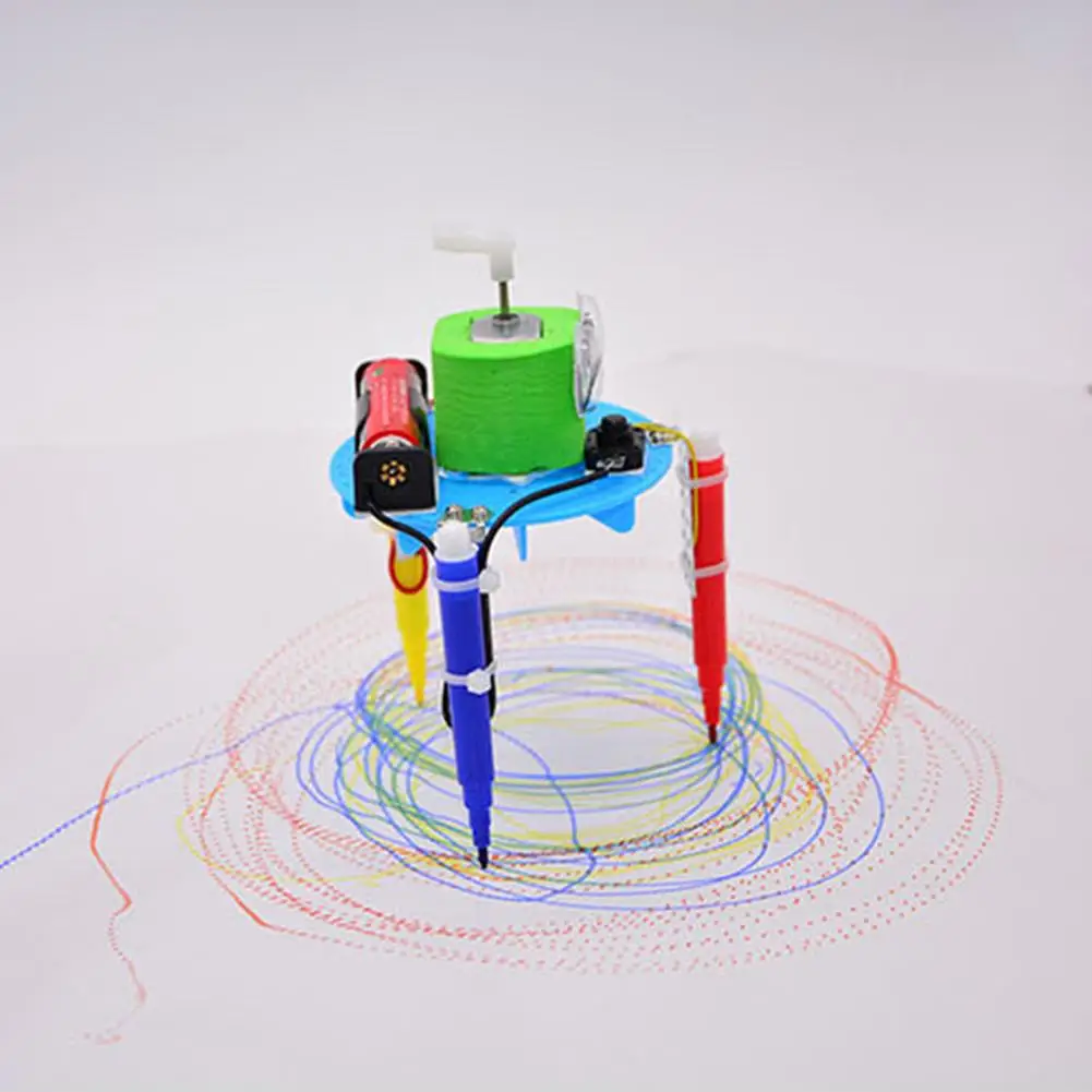 

Kids DIY Doodle Robot Science Toy Children Experiment Science Project Educational Model toys for children
