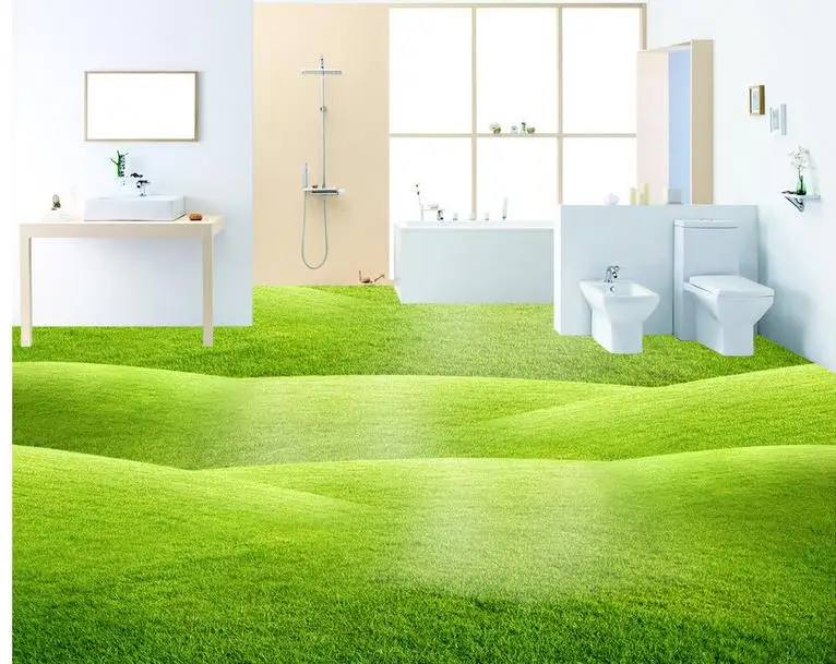 травяные полы. травяной пол в комнате. пол на кухне. 3d полы. искусственный газон в интерьере.