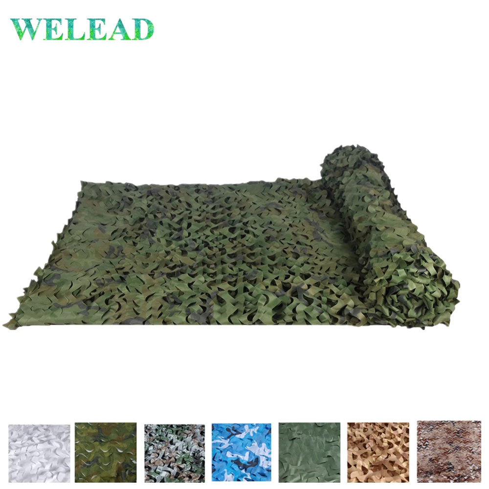 

WELEAD 2x4 Simple Military Camouflage Nets for Hunting Camping Outdoor Tarp Camo Netting Awning for Car The Garden Beach Tent